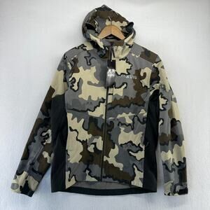Kuiu Jacket Men's Small Green Camo Rubicon 140G Fleece Full Zip Hunting NEW